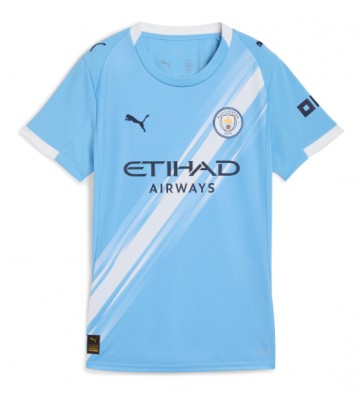 Manchester City Nathan Ake #6 Hjemmebanetrøje Dame 2025-26 Kortærmet